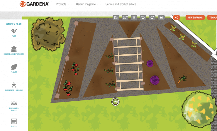 Gardena Vegetable Garden Planner Apps
