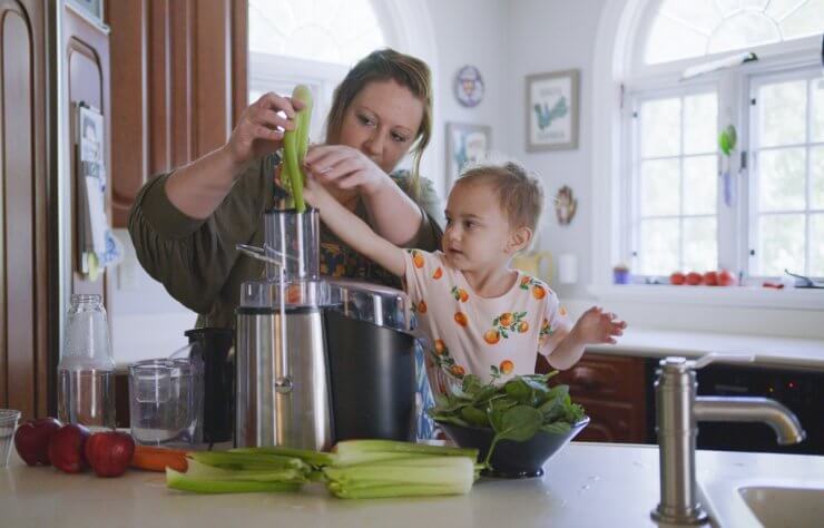 The Best Green Juice Recipe for Kids - Celery