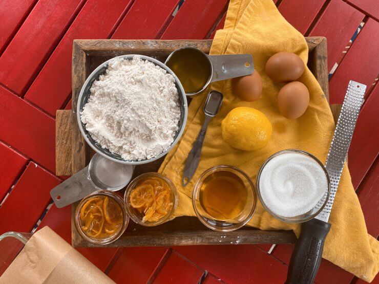 candied meyer lemonade cake bread ingredients