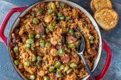 Jambalaya with Okra