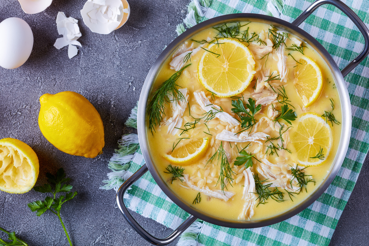 Lemon Chicken Soup with Rice, Orzo, or Couscous Food Gardening Network