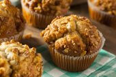 Maple Banana Whole Wheat Muffins