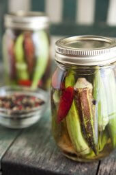 Okra Pickles with a Twist