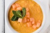 Chilled Cantaloupe Soup