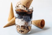 Mason Jar Drumstick Sundae