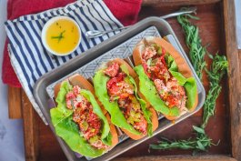 New England Lobster Roll Recipe with Lemon and Tarragon