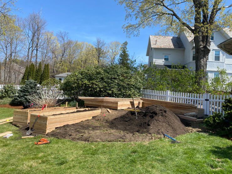 Built-In Hillside Planter Boxes for Sloped Yards