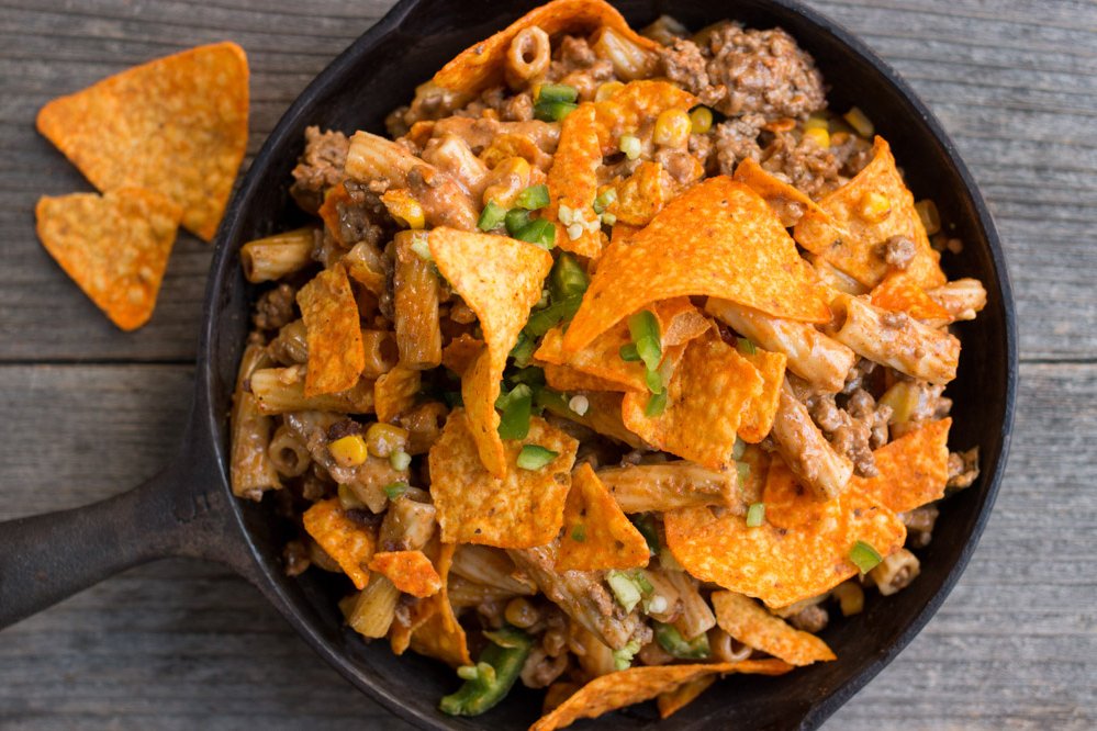 Nacho Noodle Chip Casserole Food Gardening Network