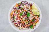 Thai Salad with Cilantro Lime Dressing