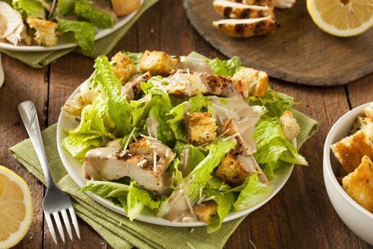 grilled chicken caesar salad