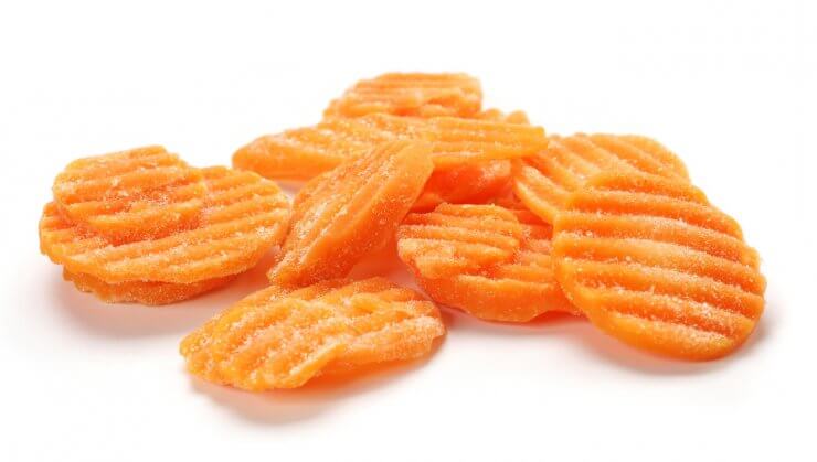 Frozen carrots