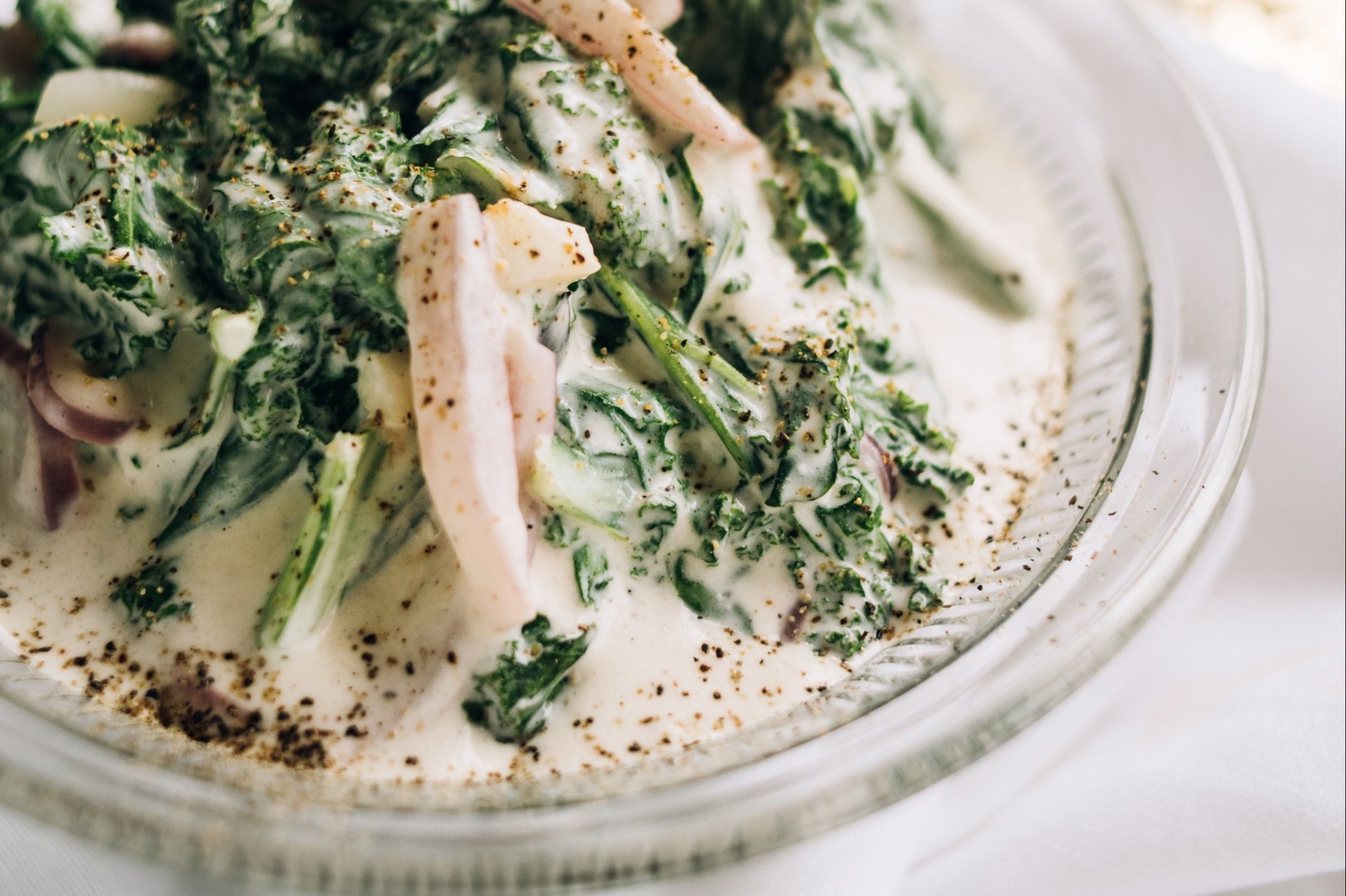 Creamed Kale Food Gardening Network