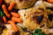 Roasted Cornish Hens and Vegetables