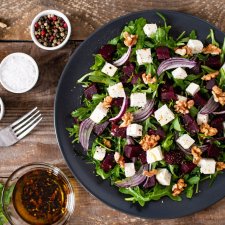 Beet Salad with Goat Cheese-image