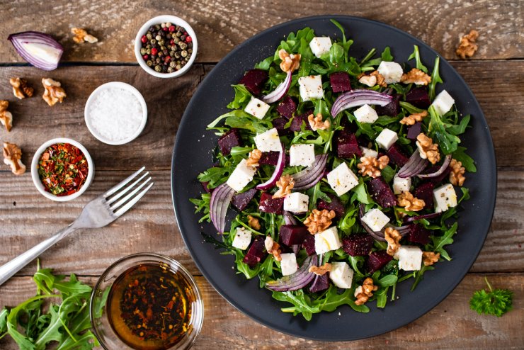 Beet Salad with Goat Cheese