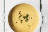 Caramelized Onion Roasted Garlic Bisque