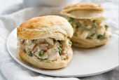 Chicken Potpie Biscuit Sliders