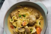 Swedish Meatball Noodle Soup