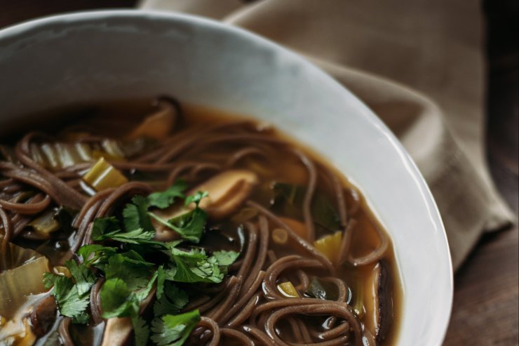 Veggie Soba Noodle Soup