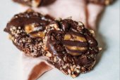 Turtle Thumbprint Cookies