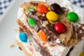 20-Minute Chocolate Candy Cookie Casserole