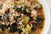 Ground Turkey and Kale Soup