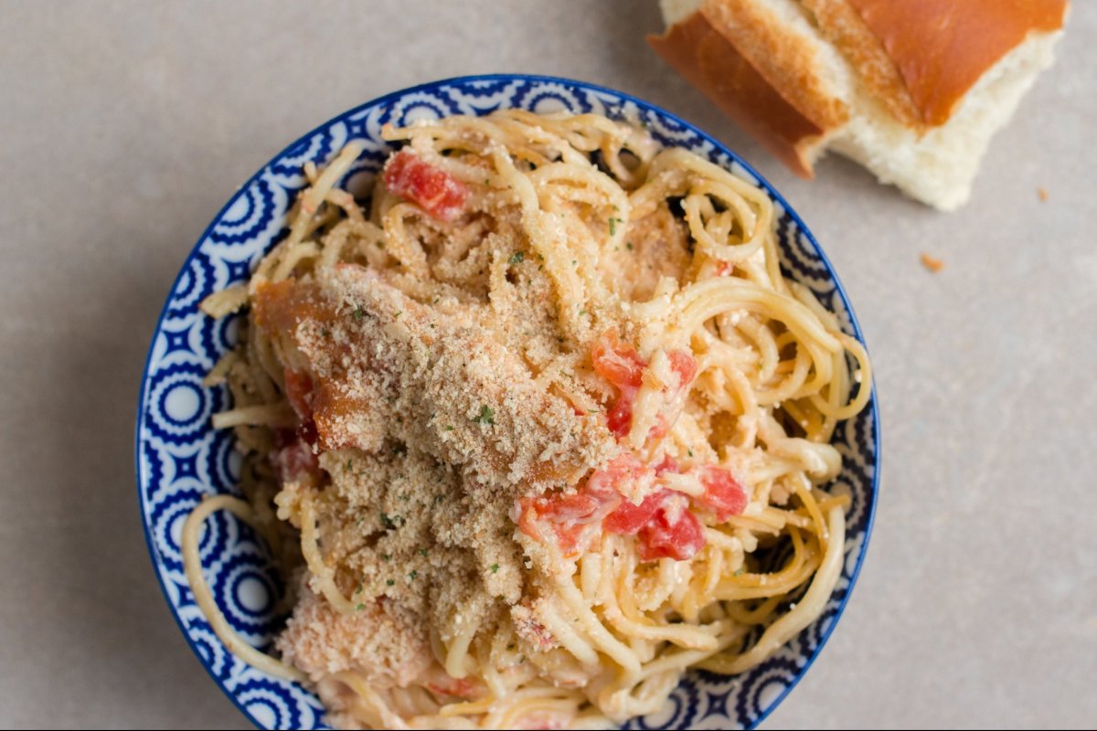 Layered Chicken Spaghetti Italian Casserole