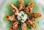 Skinny Bell Pepper Nacho Boats