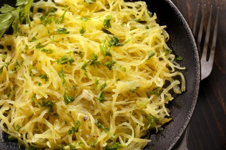 Spaghetti Squash Alfredo