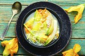 Winter Squash Blossom Soup