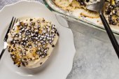 Cannoli Poke Cake