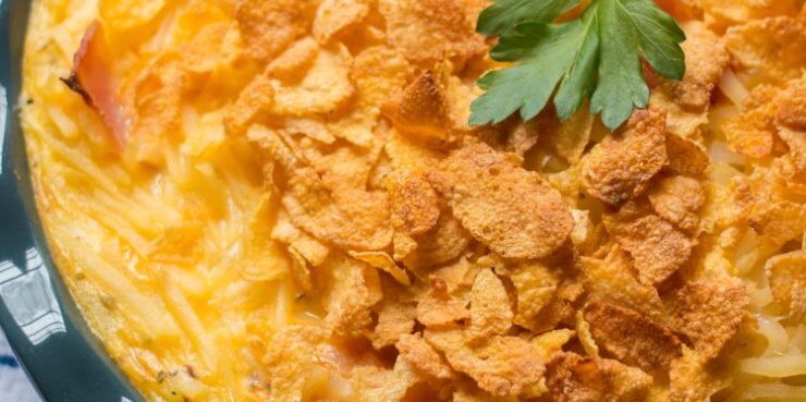 Cornflake-Topped Breakfast Casserole