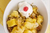 Piña Colada Dump Cake