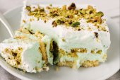 Pistachio Icebox Cake