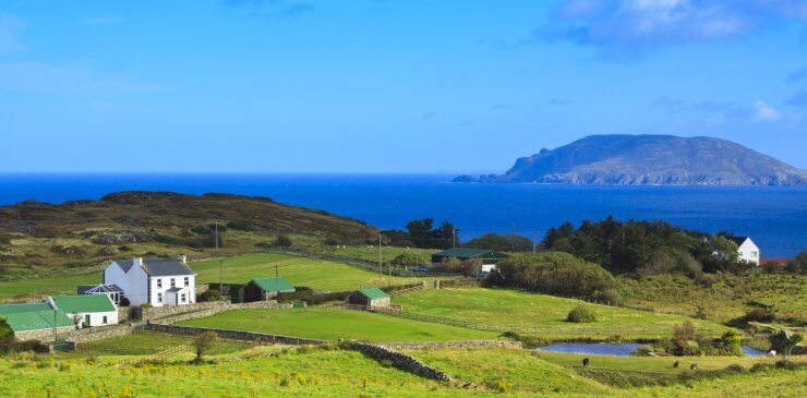 irish Landscape, farmland