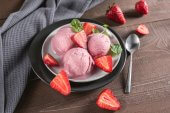 Strawberry Lavender Sorbet