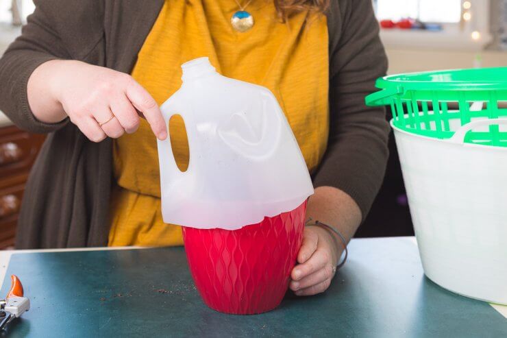 diy garden tools - milk carton greenhouse