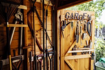 How to Organize Garden Tools & Supplies That Aren’t in Use
