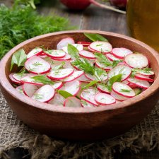 Rainbow Shaved Radish Salad-image