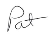 Pat Stone signature