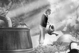 Watering Cans and Rain Barrels