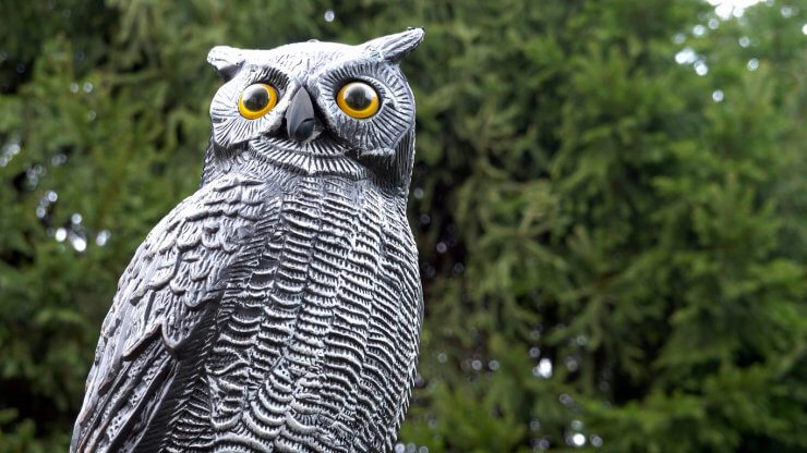 Cheap Porcelain Decorative Garden Fake Owl Statue