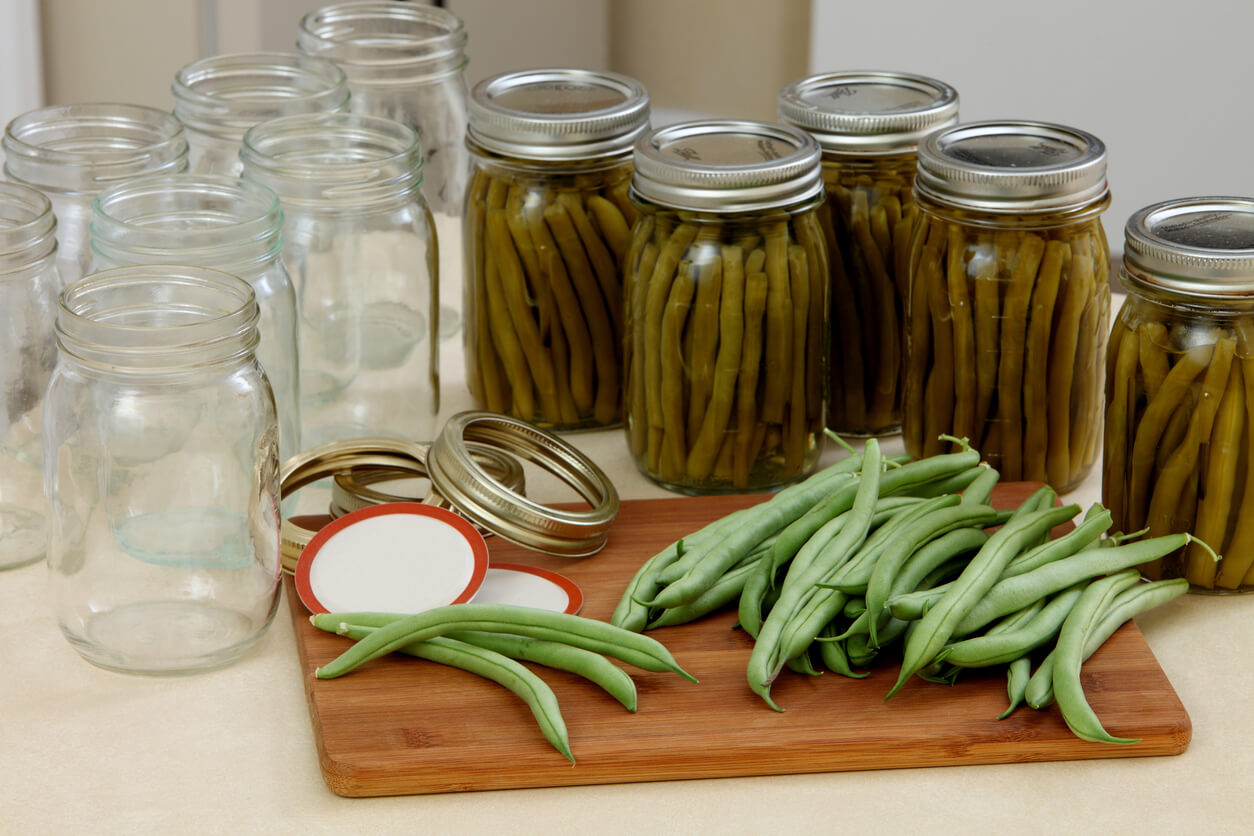 Home canning green beans