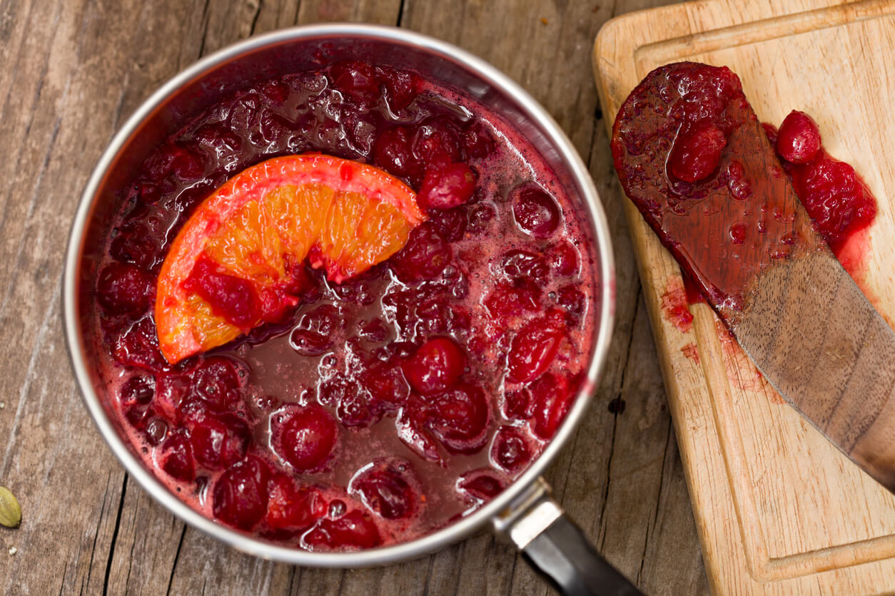 Making Cranberry Relish