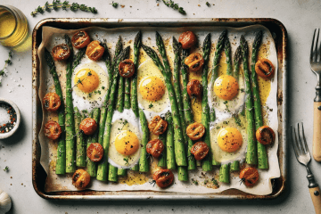 Eggs, Roasted Asparagus, Action: The Sheet Pan Star You Didn’t Know You Needed