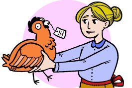 Note-Toting Chickens