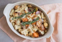 Maple-Glazed Pork Tenderloin with Roasted Root Vegetables