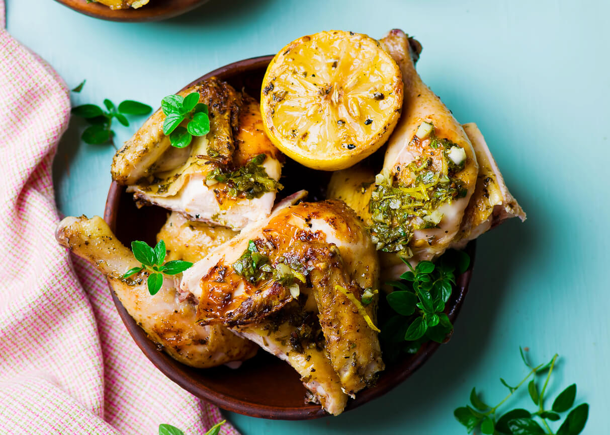 LemonOregano Grilled Chicken Food Gardening Network