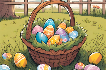 easter egg basket