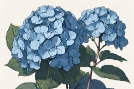 Nikko Blue Hydrangea (Hydrangea macrophylla “Nikko Blue”)